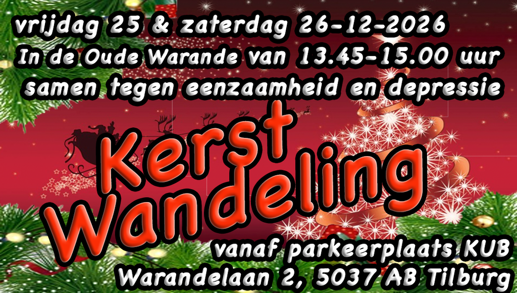 Wandelen met Kerst 2026